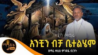🔴 አዲስ ዝማሬ \"አንቺን ብቻ ቤተልሄም\" ዘማሪ ቀሲስ ምንዳዬ ብርሃኑ (Official Video)